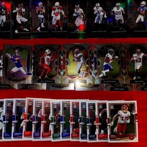 35 card QB lot.  Donruss Optic, Illusions, Select